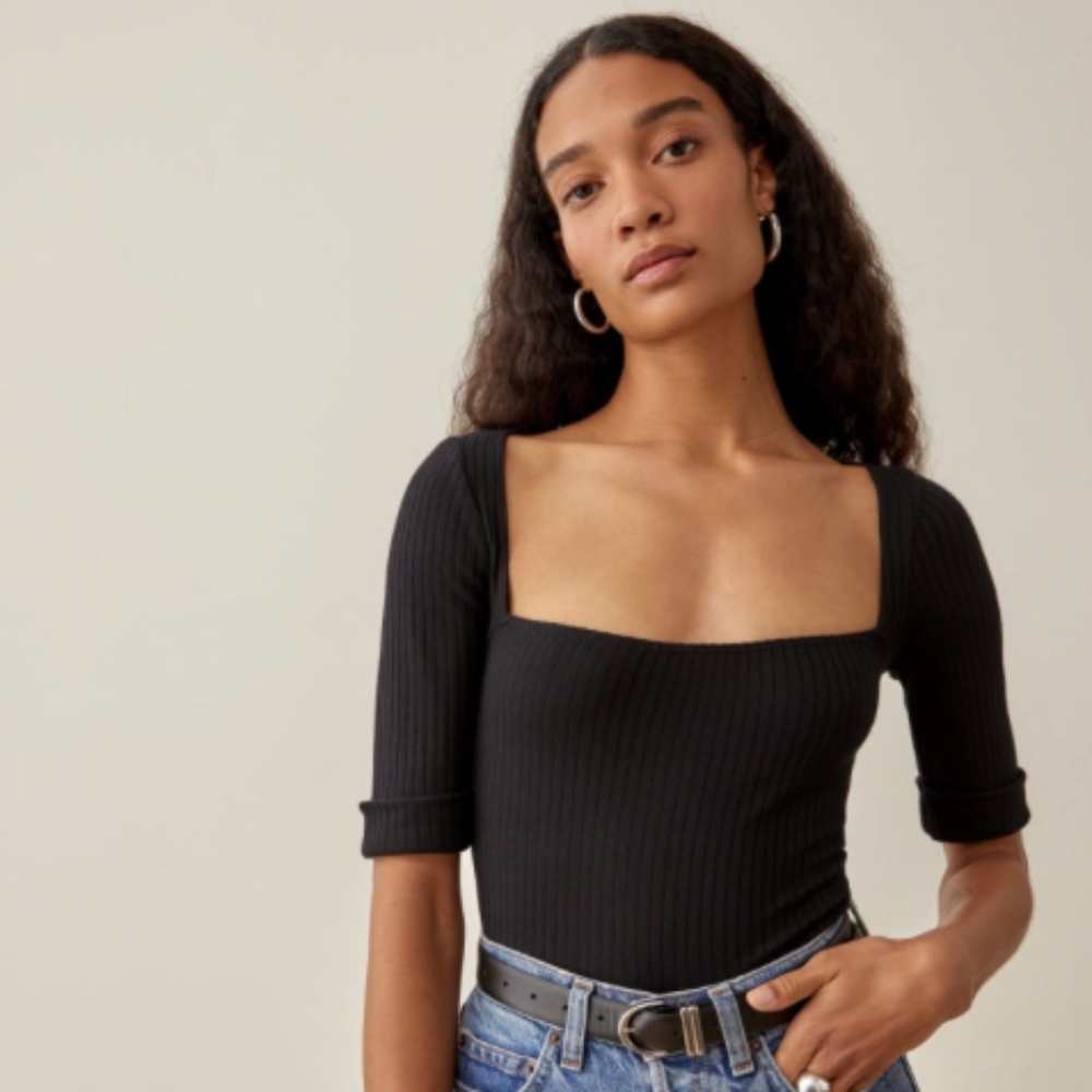 Reformation Leanne Knit Top